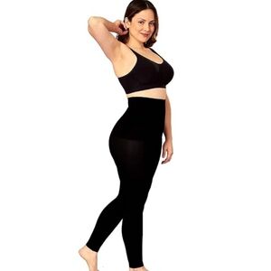 EMPETUA by SHAPERMINT Womens Full Length High Waist Shaping Leggings BlackXL NEW